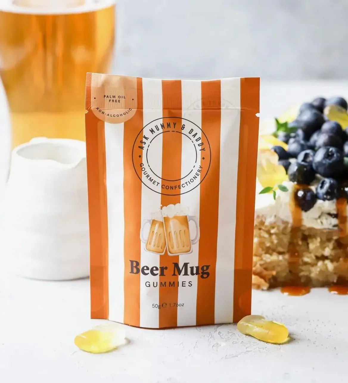Ask Mummy & Daddy Beer Mug Gummies 50g
