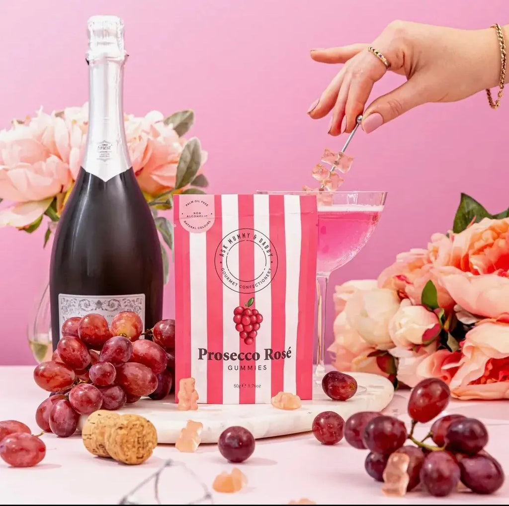 Ask Mummy & Daddy Prosecco Rose Gummies 50g