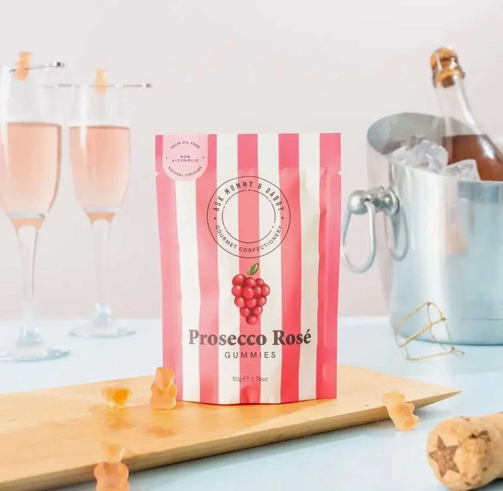 Ask Mummy & Daddy Prosecco Rose Gummies 50g