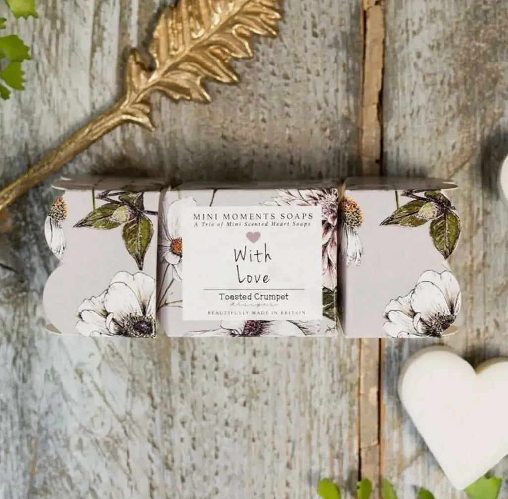 Blanc Collection Mini Heart Shaped Soaps