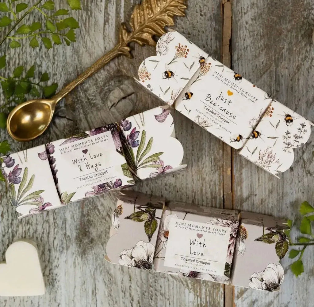 Blanc Collection Mini Heart Shaped Soaps