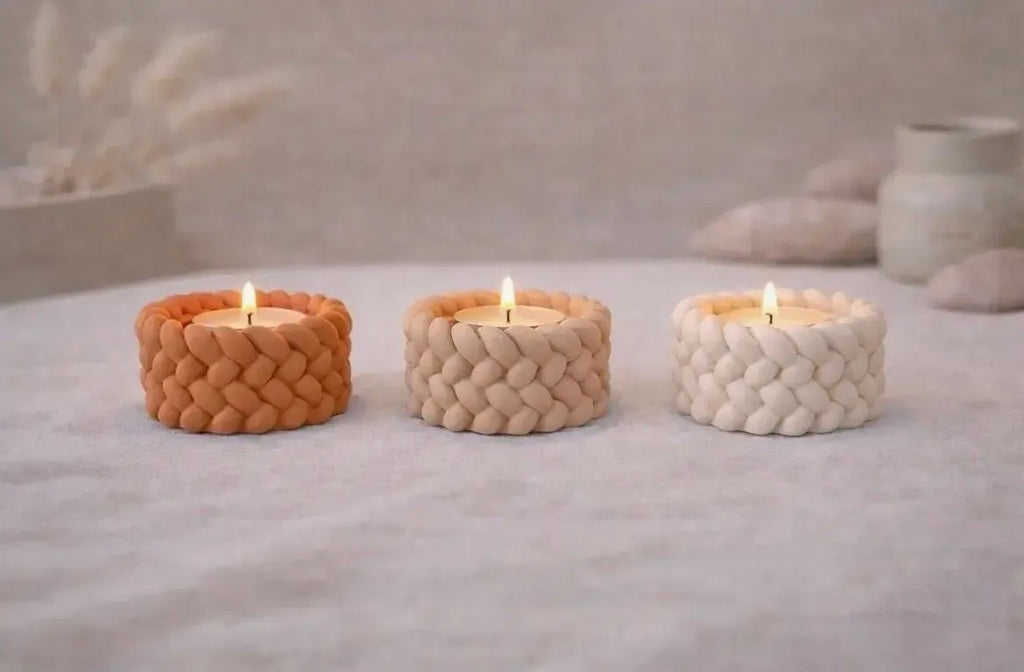 Braided Rope Tealight Holder