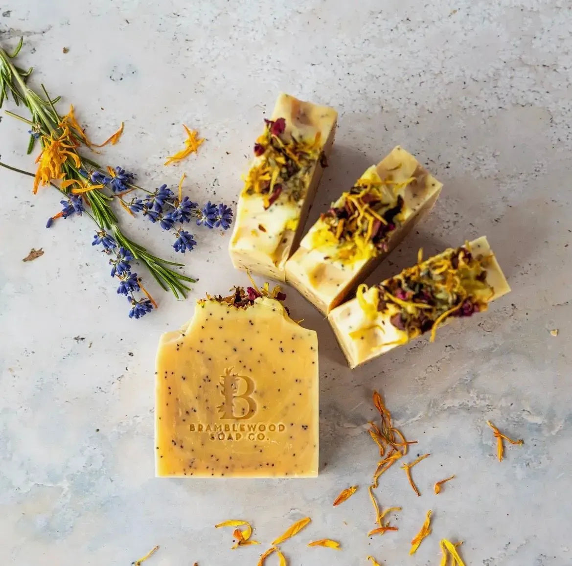 Bramblewood Soap Lemongrass & Rosemary Handmade Soap