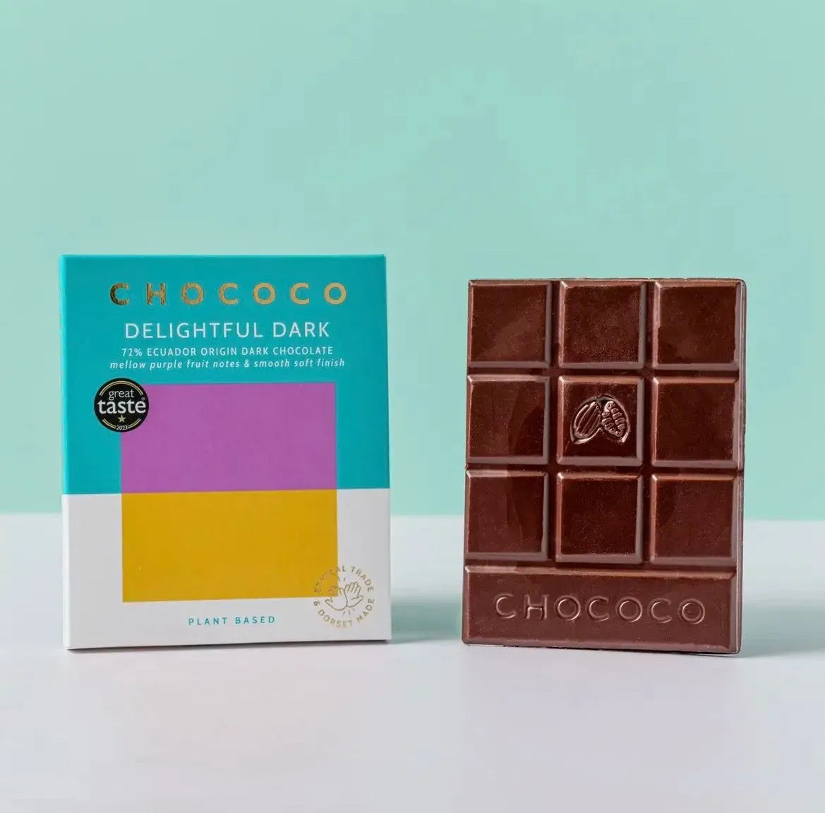 Chococo Delightful Dark 72% Dark Chocolate Bar 75g
