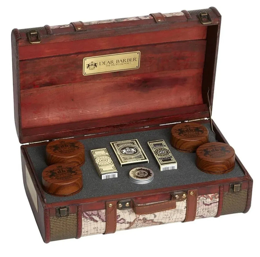 Dear Barber Vintage Luxury Wooden Male Grooming Case