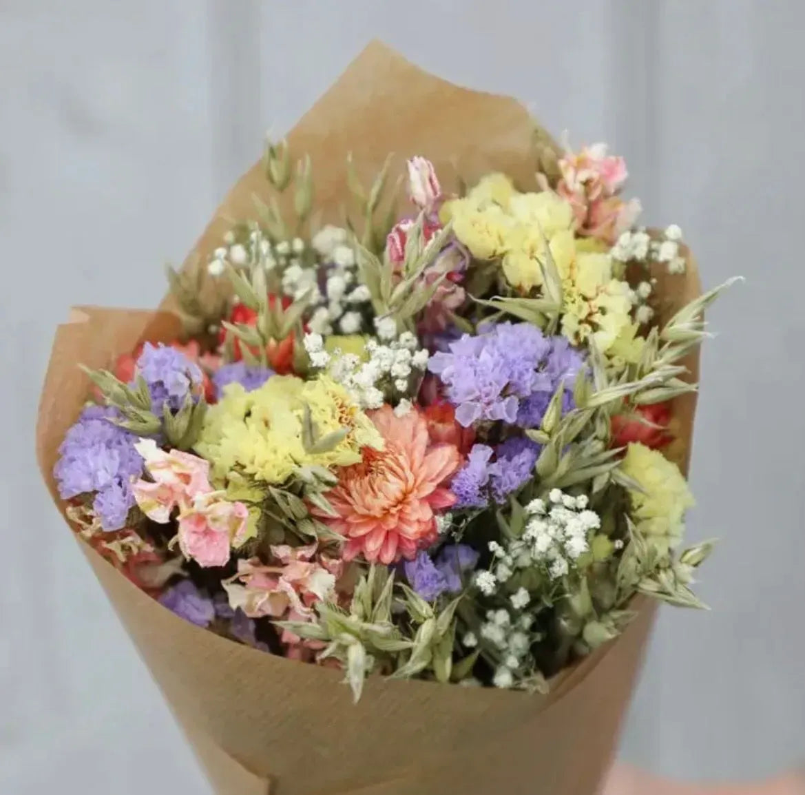 Dried Pastel Elegance Bouquet - Large