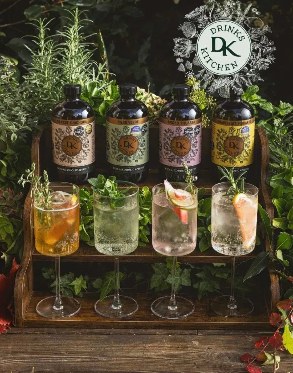 Drinks Kitchen Non-Alcoholic Aperitif Discovery Set, 4 x 225ml bottles