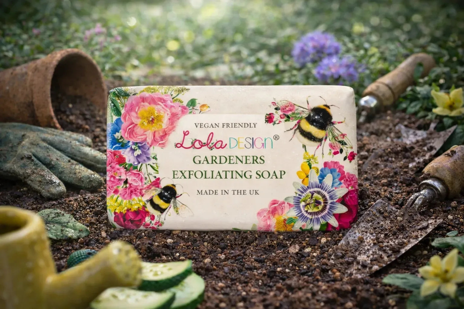 Exfoliating Gardeners Bee Soap