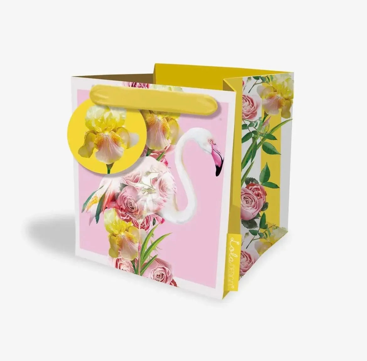 Flamingo Square Gift Bag