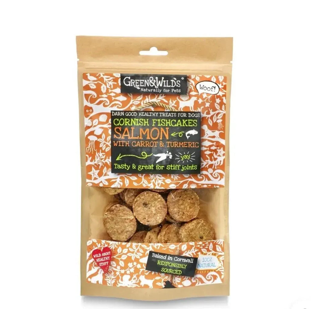 Green & Wilds Cornish Fishcakes Dog Treats 150g