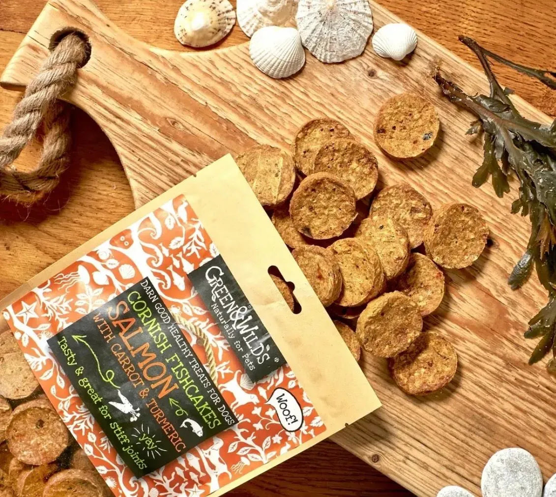 Green & Wilds Cornish Fishcakes Dog Treats 150g