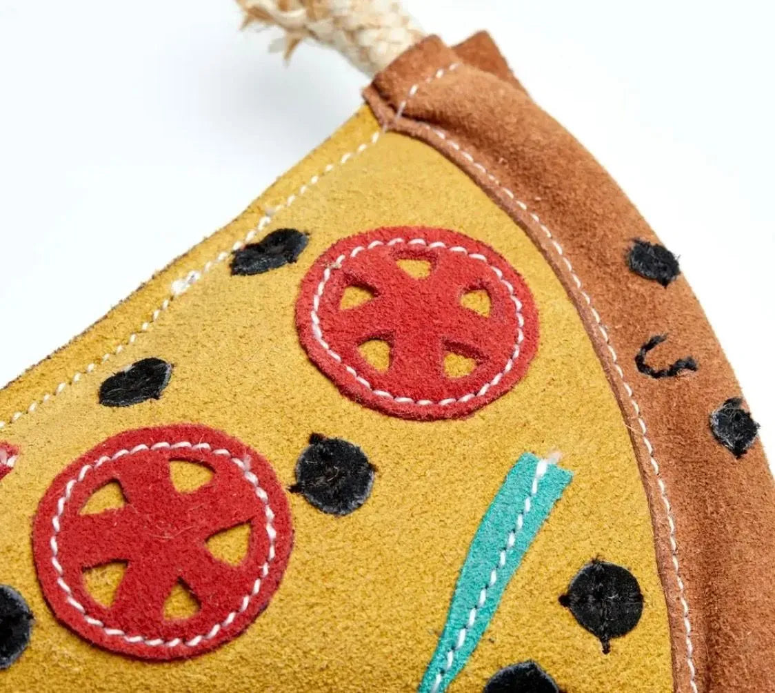 Green & Wilds Pepe Le Pizza Eco Dog Toy