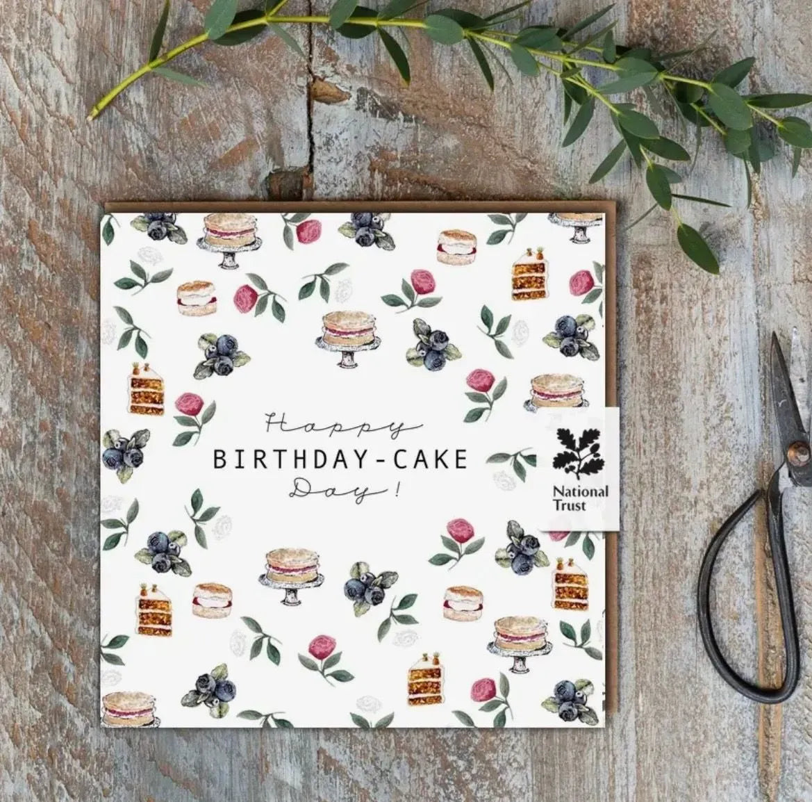 Happy Birthday Cake Card