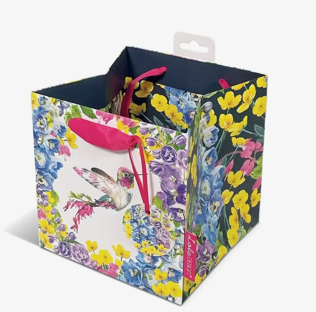 Hummingbird Square Gift Bag