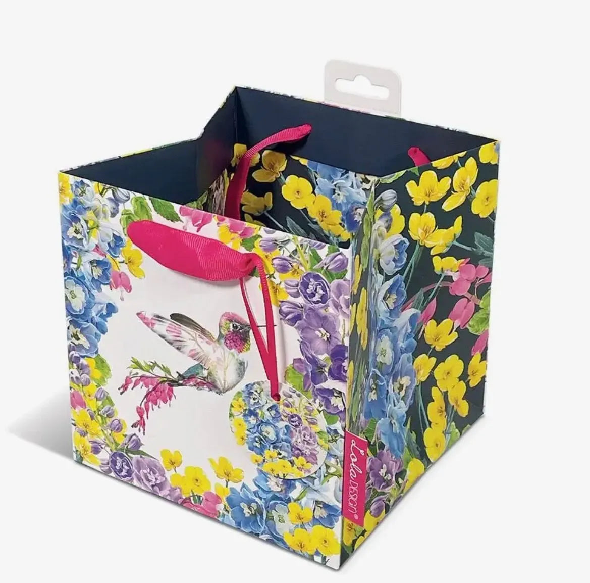 Hummingbird Square Gift Bag