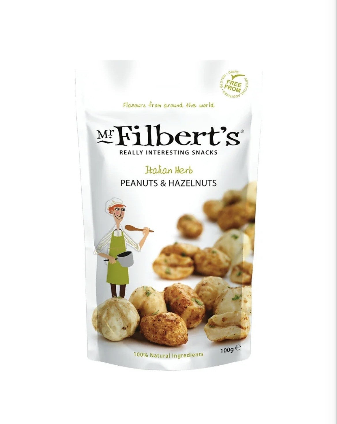 Mr Filbert’s Italian Herbs Peanuts and Hazelnuts 100g