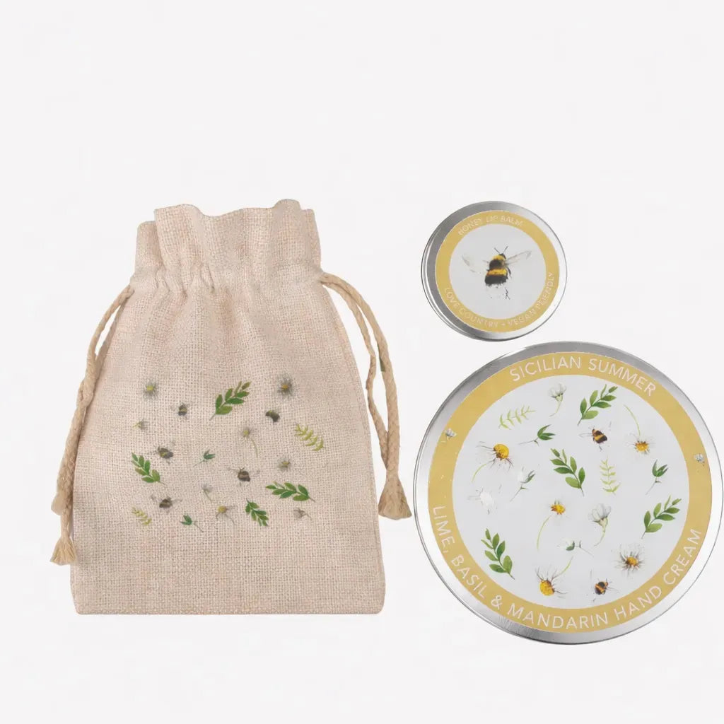 Love Country Bees Beauty Bag Set