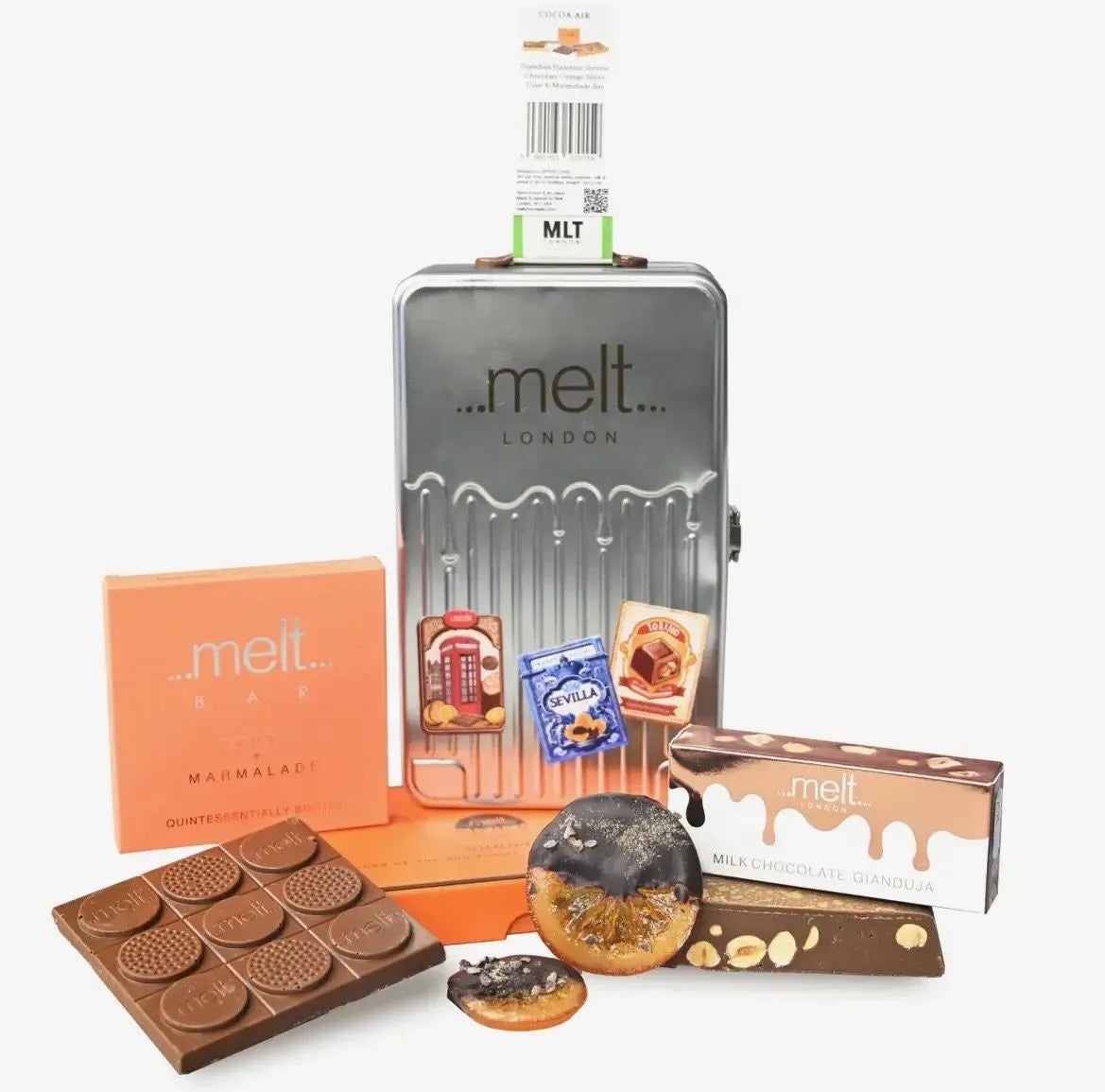 Melt Chocolates Tin Suitcase Hamper