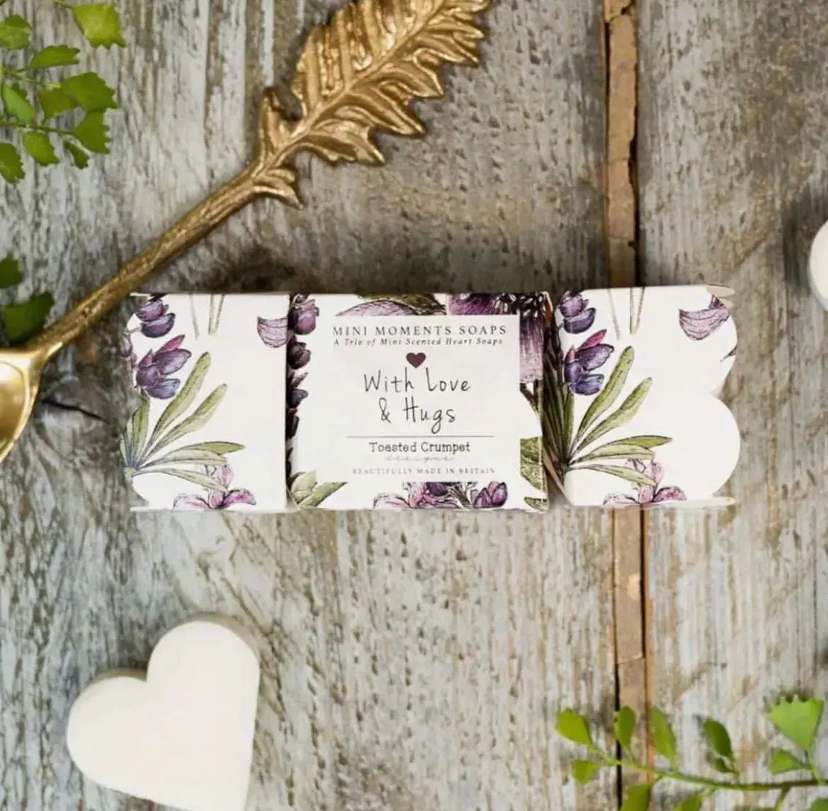 Mulberry Collection Mini Heart Shaped Soaps
