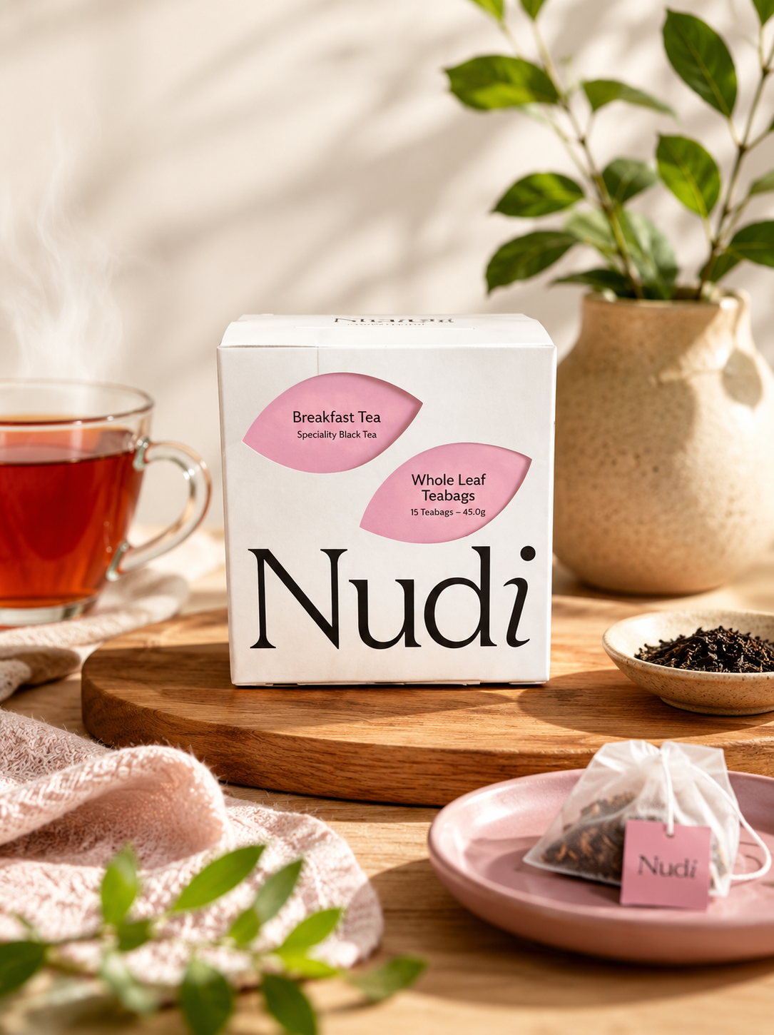 Nuditea Breakfast Tea 15 Tea Bags