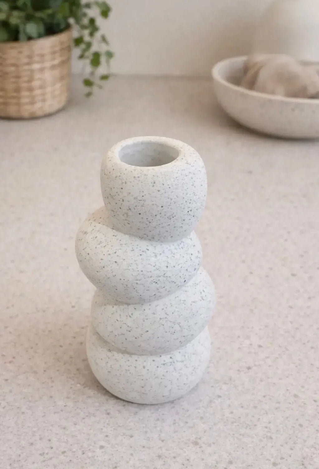 Pebble Stone Bud Vase