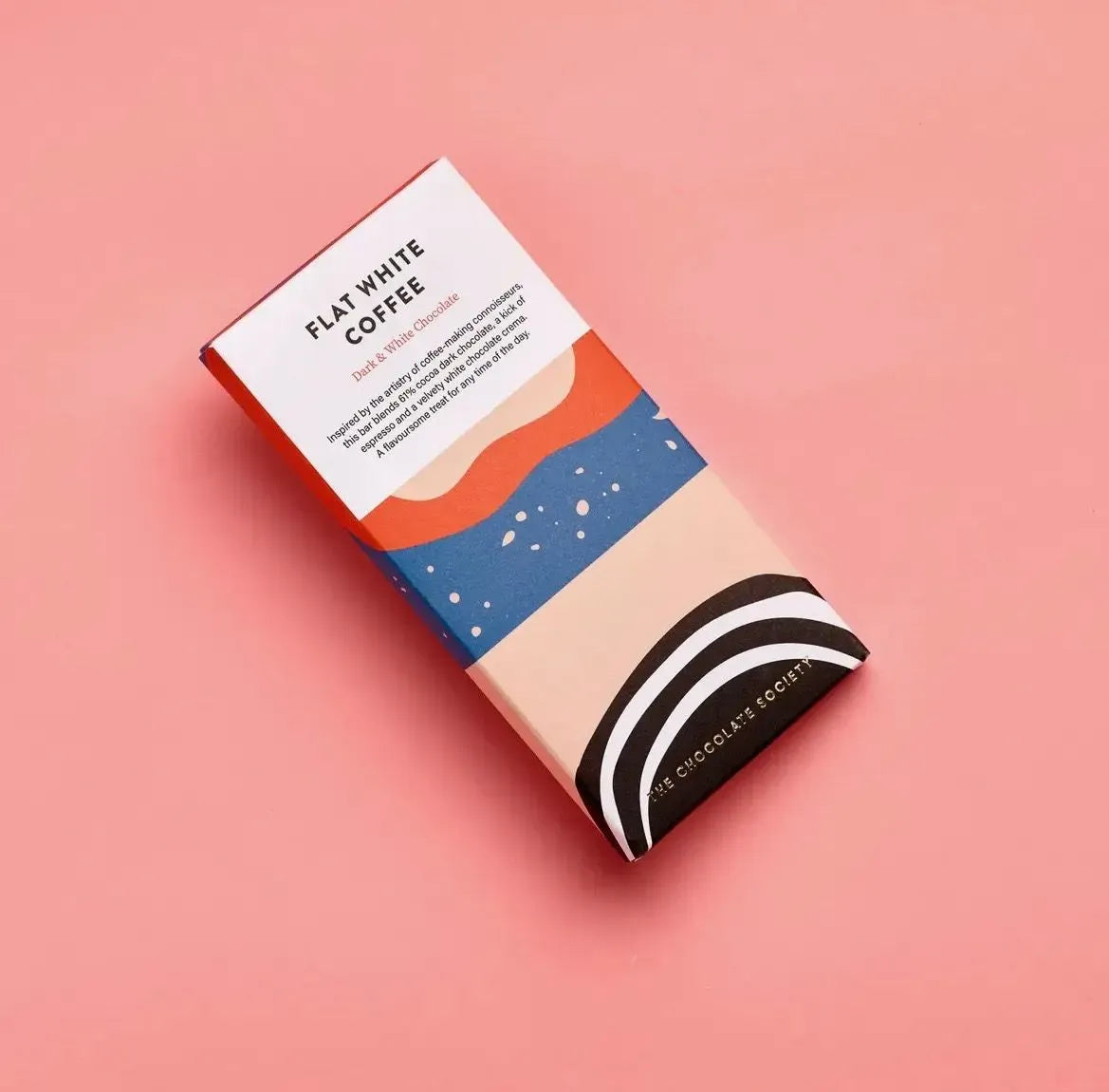 The Chocolate Society Flat White Coffee Chocolate Bar 80g