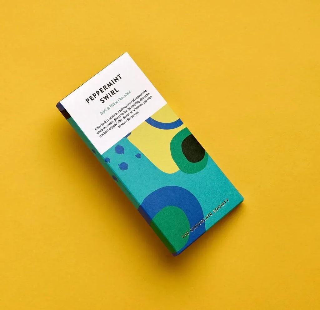 The Chocolate Society Peppermint swirl Chocolate Bar 80g