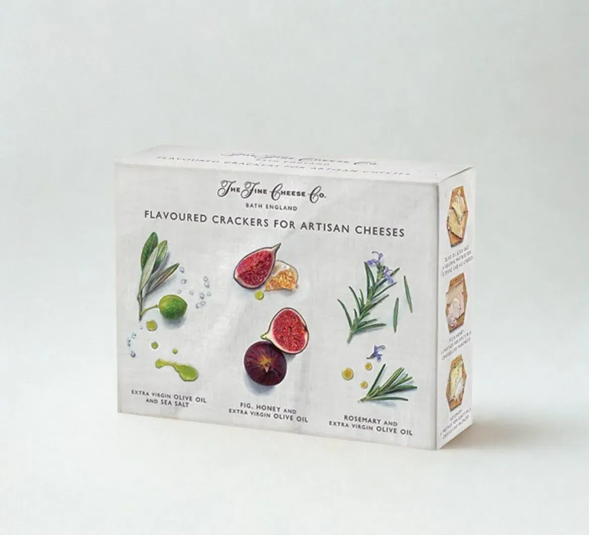 The Fine Cheese Co Flavoured Crackers Selection Box 375g
