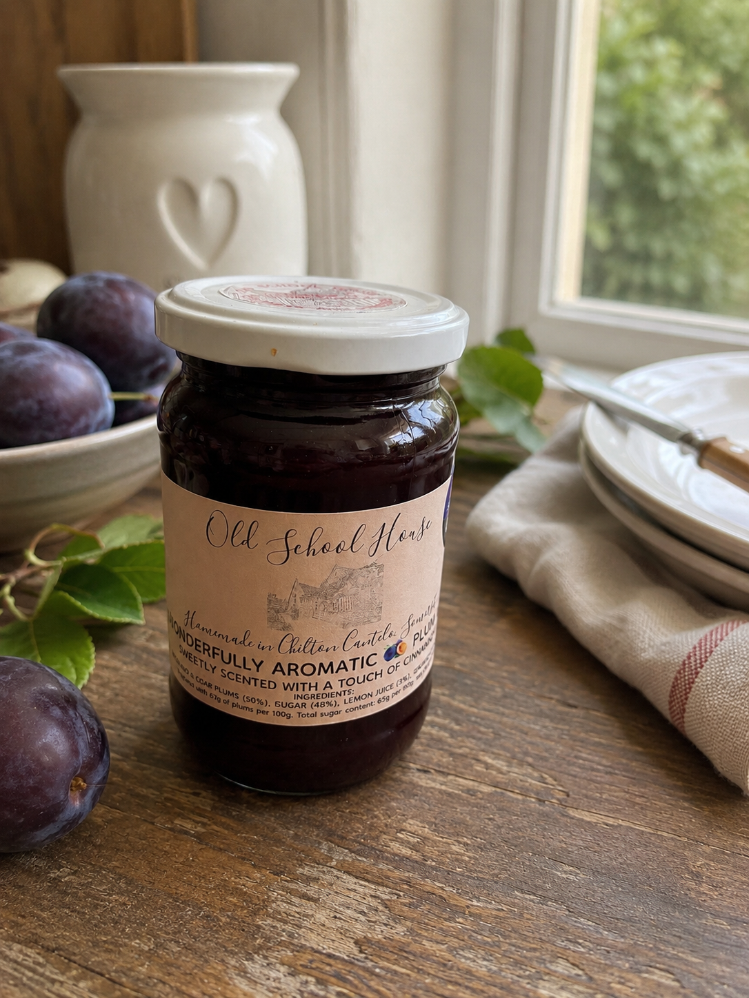 Old School House Plum Jam 340g